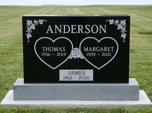 Garden Hearts Trio, American Black companion monument